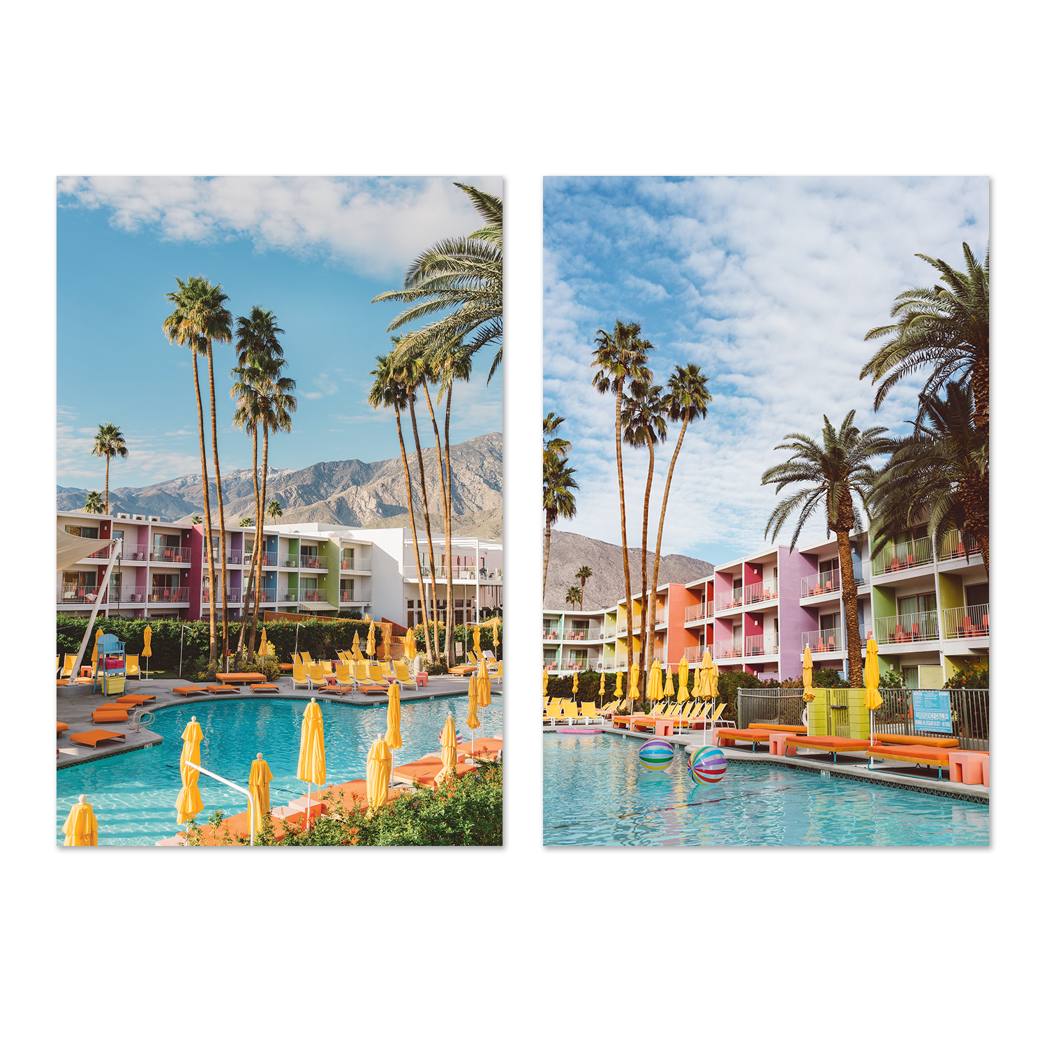 wall-art-print-canvas-poster-framed-Palm Springs Saguaro & Palm Springs Pool Day VII, Set Of 2 , By Bethany Young-1