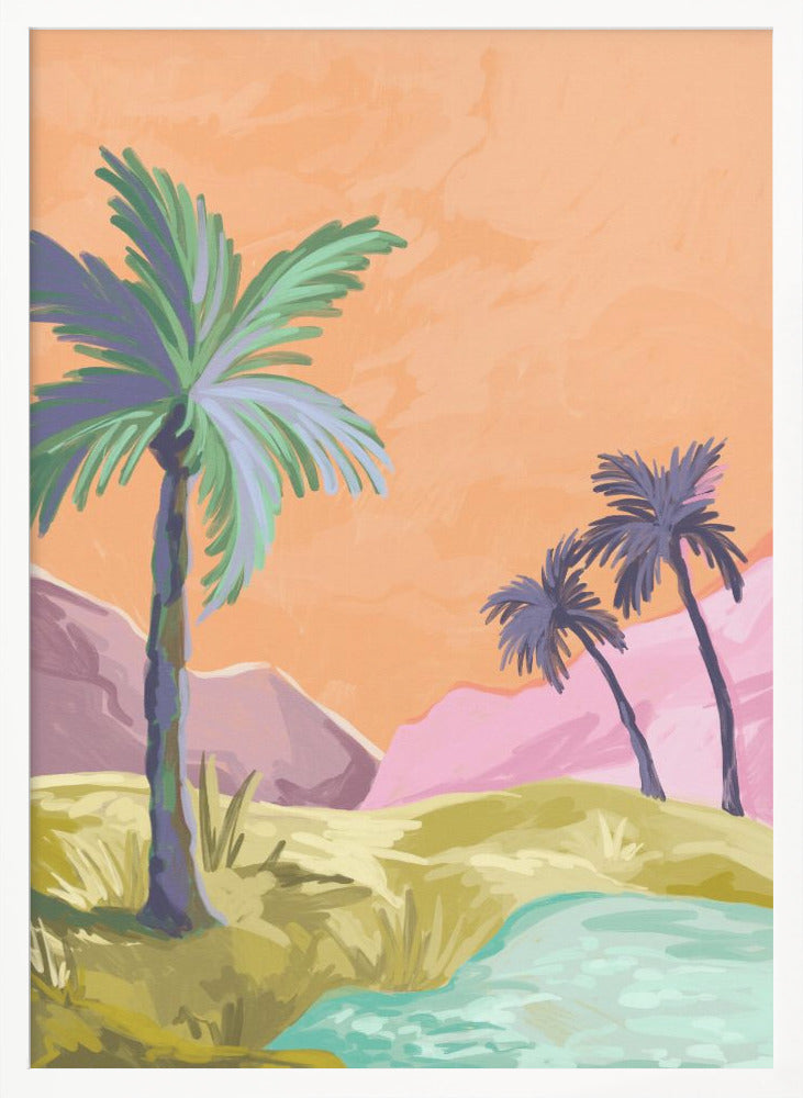 wall-art-print-canvas-poster-framed-Palmtrees , By Goed Blauw-5