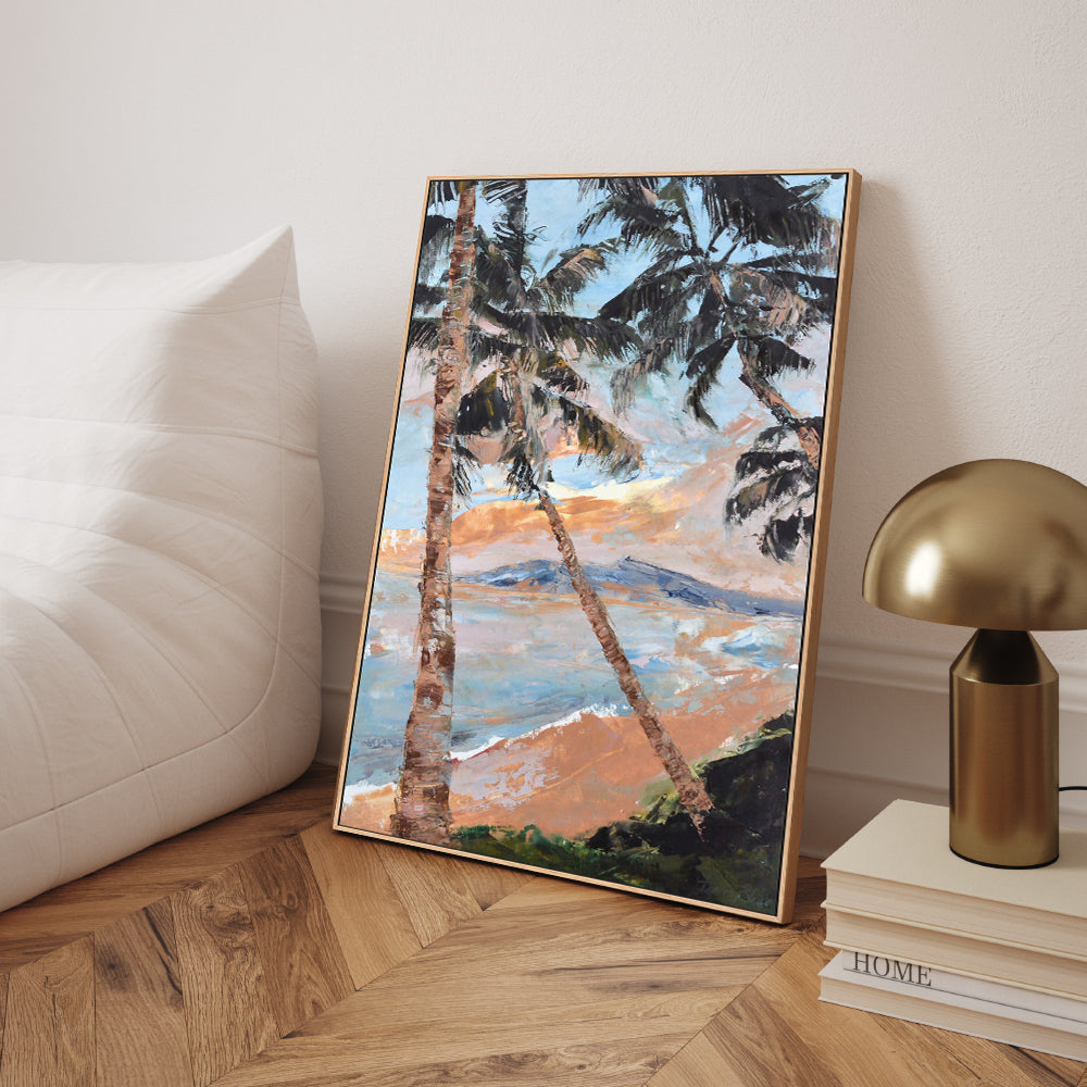 wall-art-print-canvas-poster-framed-Paradise Palms , By Tiffany Blaise-2