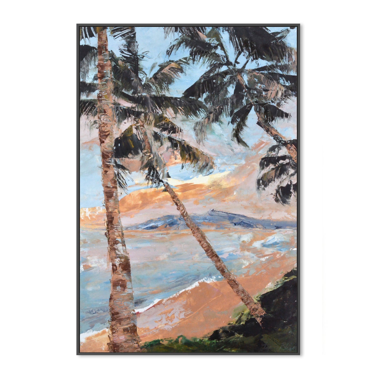 wall-art-print-canvas-poster-framed-Paradise Palms , By Tiffany Blaise-3