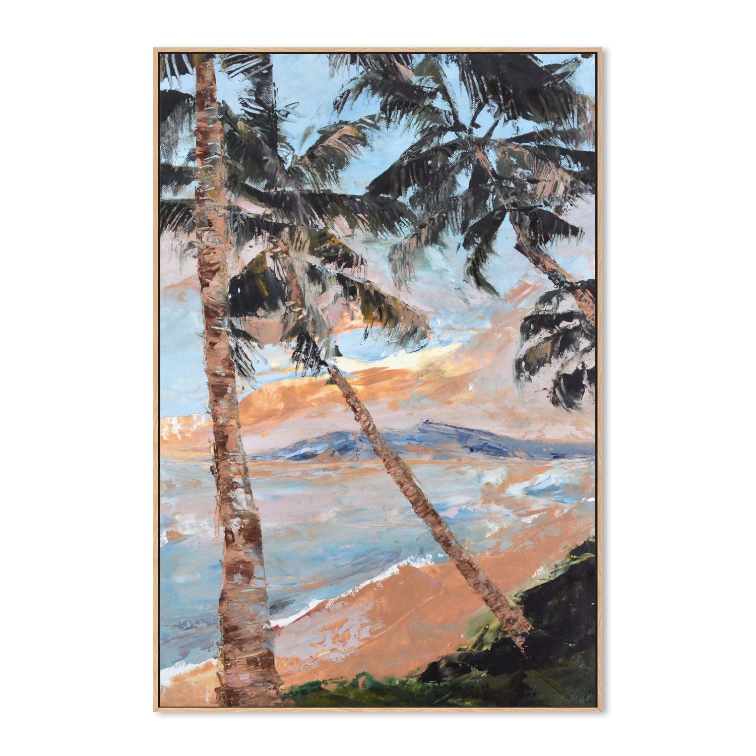 wall-art-print-canvas-poster-framed-Paradise Palms , By Tiffany Blaise-4