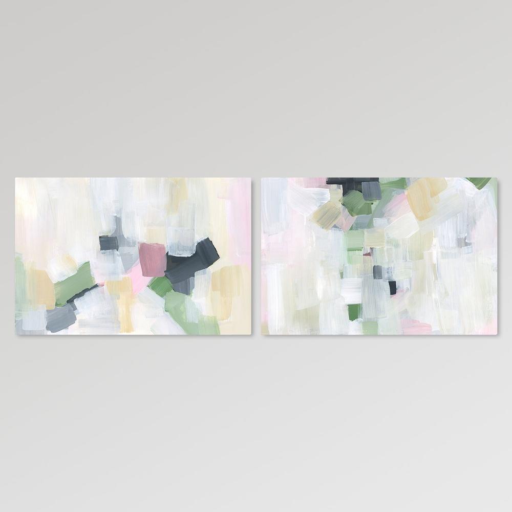 wall-art-print-canvas-poster-framed-Paris Abstract, Set Of 2, Style B-by-Emily Wood-Gioia Wall Art