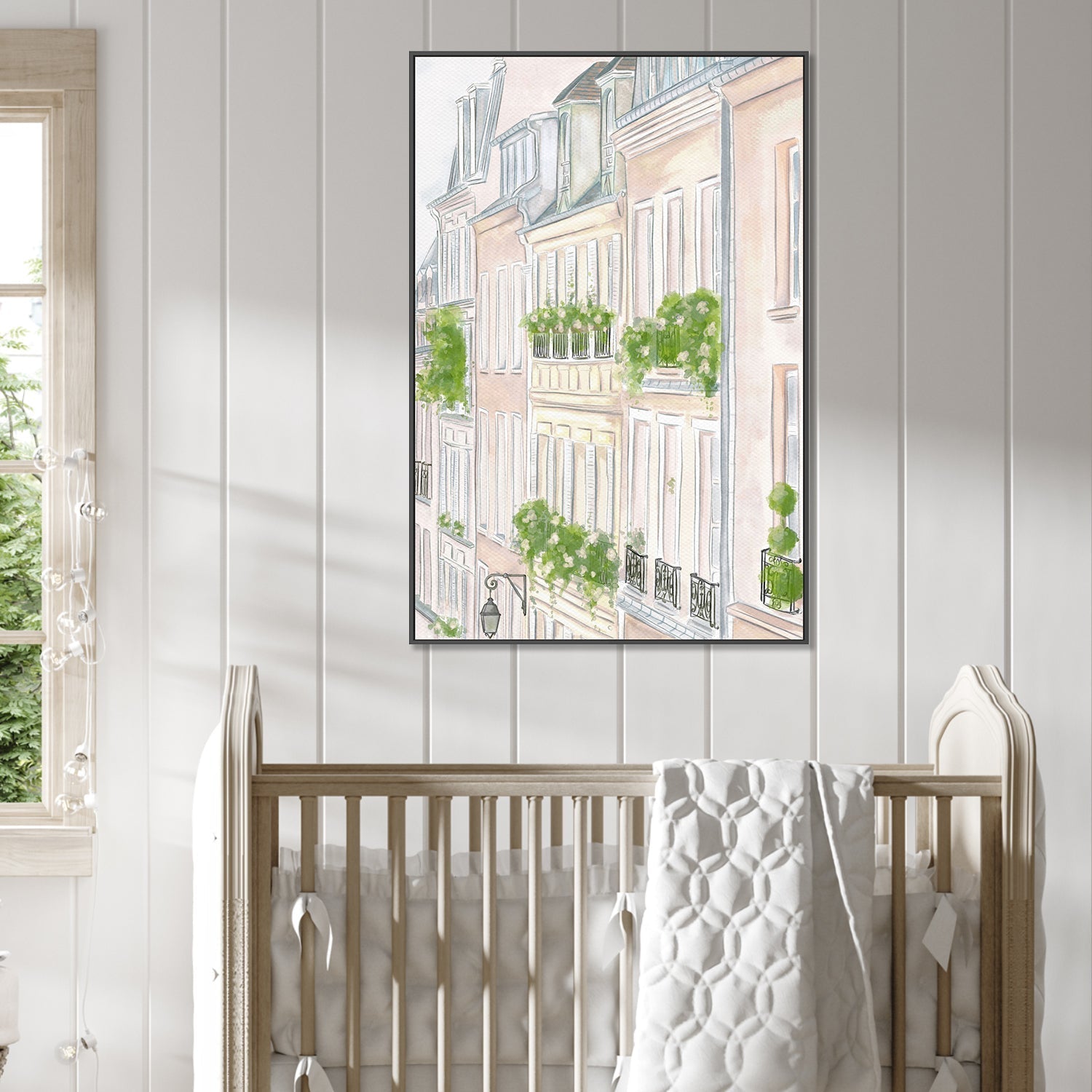 wall-art-print-canvas-poster-framed-Paris Buildings , By Leah Straatsma-2