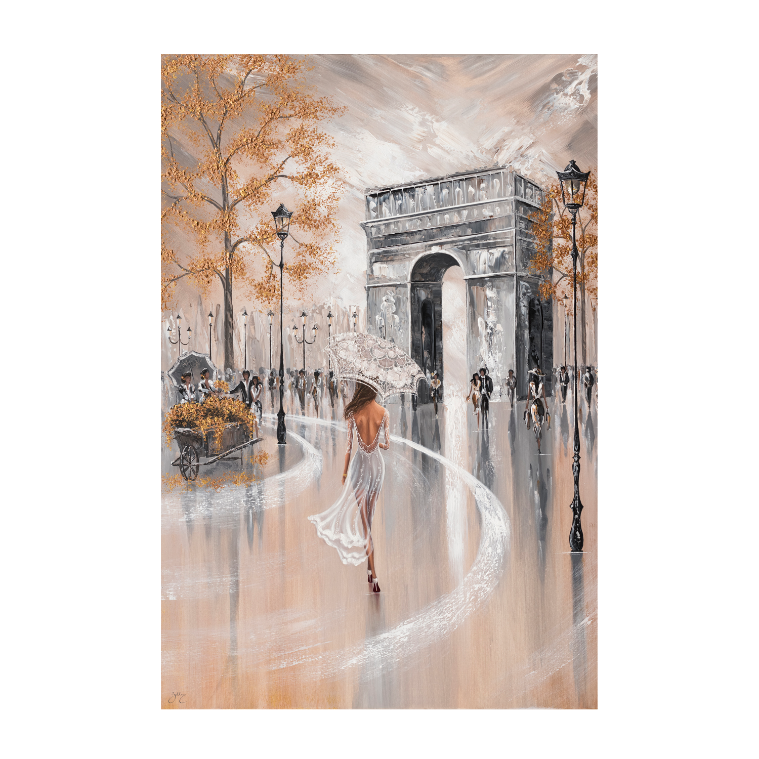 wall-art-print-canvas-poster-framed-Paris Flair , By Isabella Karolewicz-1