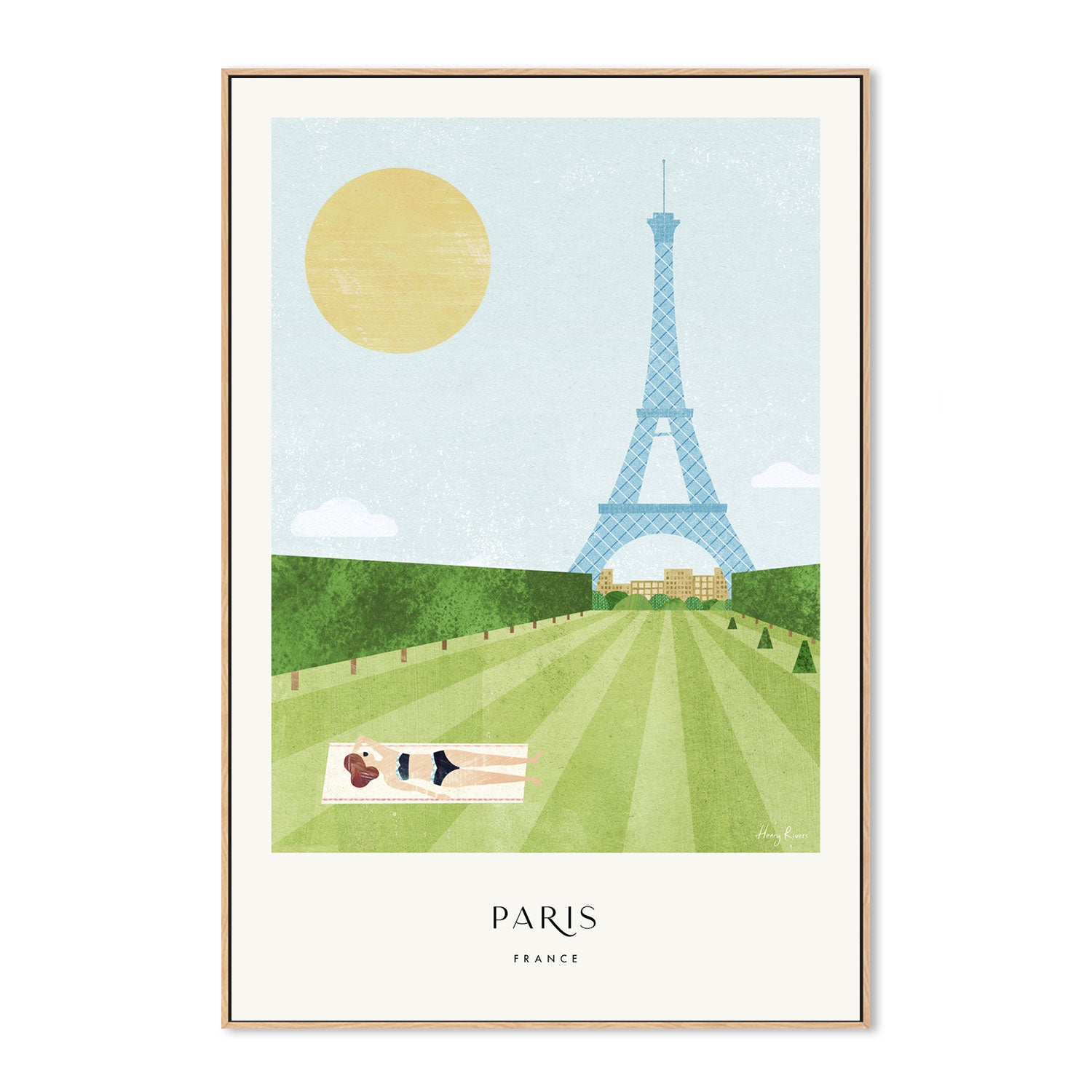 wall-art-print-canvas-poster-framed-Paris, France , By Henry Rivers-GIOIA-WALL-ART