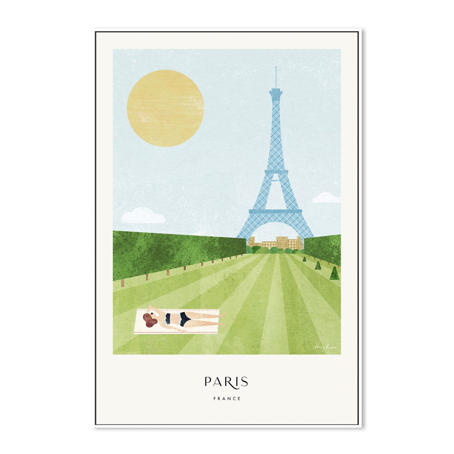 wall-art-print-canvas-poster-framed-Paris, France , By Henry Rivers-GIOIA-WALL-ART