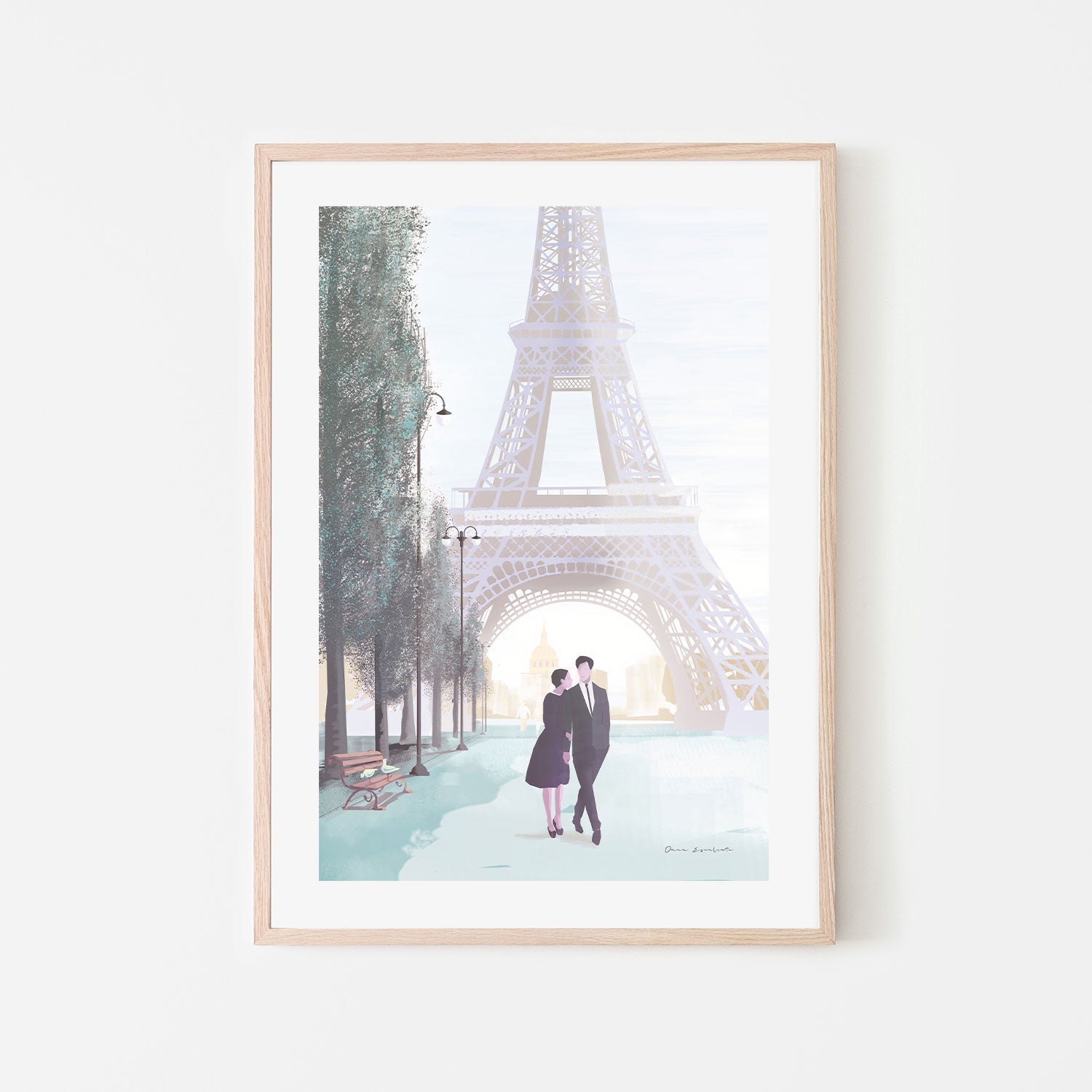 wall-art-print-canvas-poster-framed-Paris Love , By Omar Escalante-GIOIA-WALL-ART