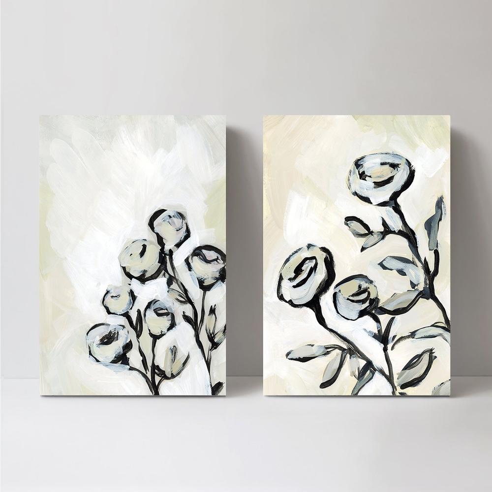 wall-art-print-canvas-poster-framed-Parisian Botanicals, Set Of 2-by-Emily Wood-Gioia Wall Art