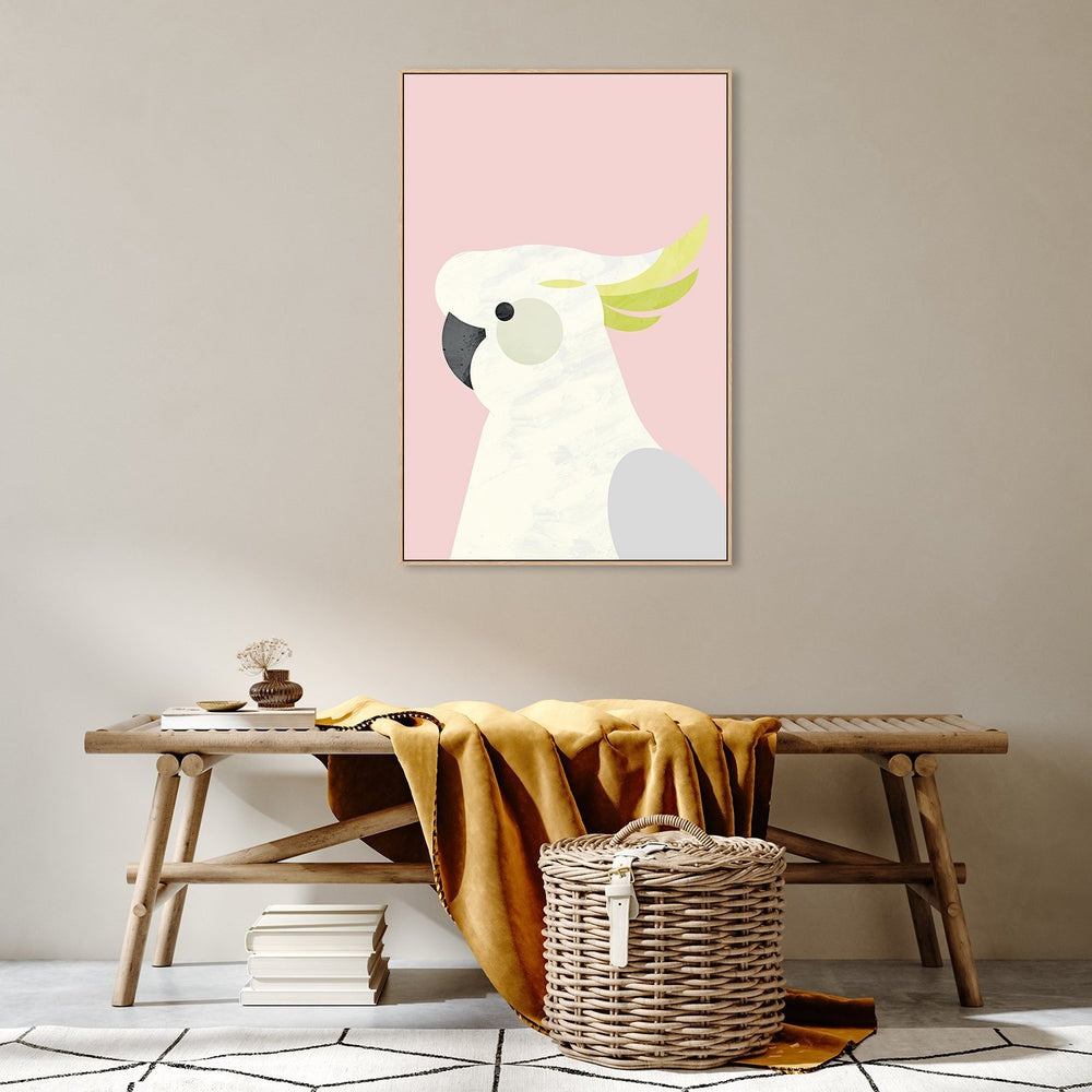 wall-art-print-canvas-poster-framed-Parrot, Style A , By Dan Hobday-by-Dan Hobday-Gioia Wall Art