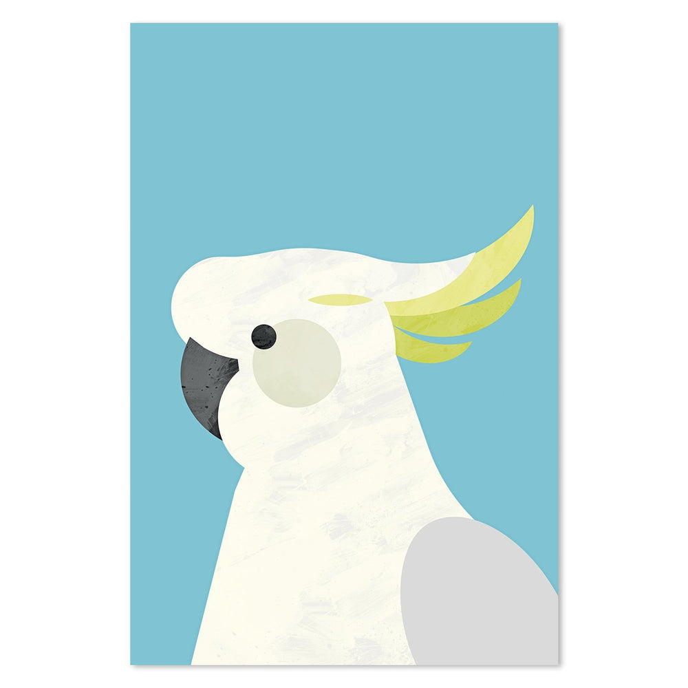 wall-art-print-canvas-poster-framed-Parrot, Style B , By Dan Hobday-by-Dan Hobday-Gioia Wall Art