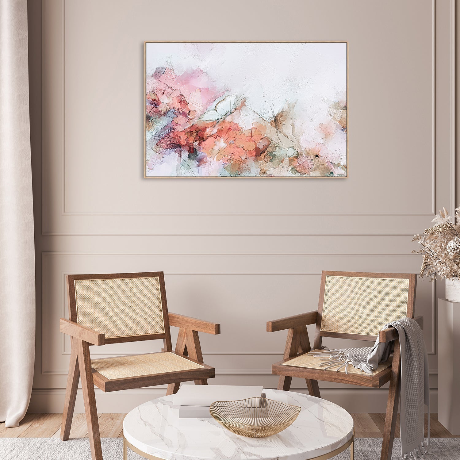 wall-art-print-canvas-poster-framed-Pastel Abstract-by-Gioia Wall Art-Gioia Wall Art