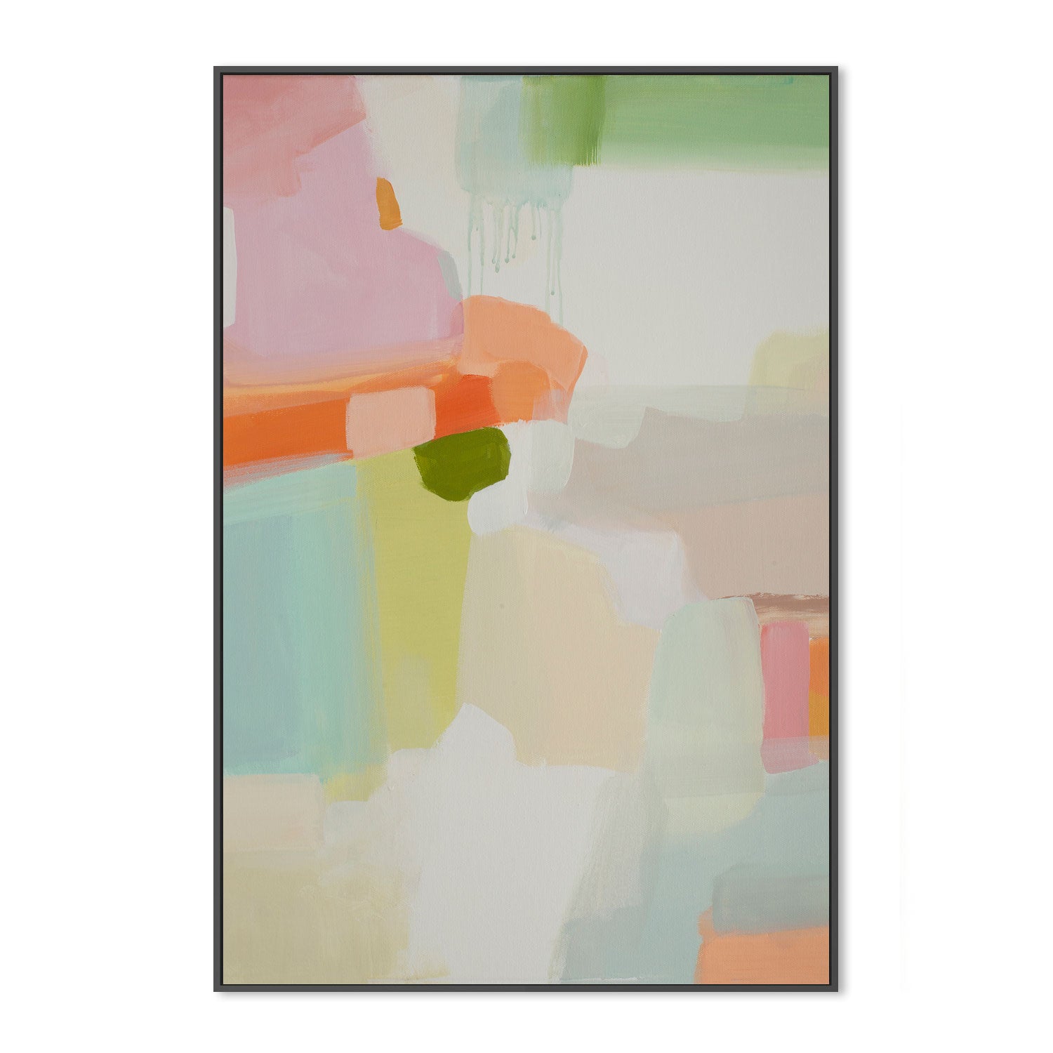 wall-art-print-canvas-poster-framed-Pastel Abstract, Style A , By Jenny Westenhofer Art-3