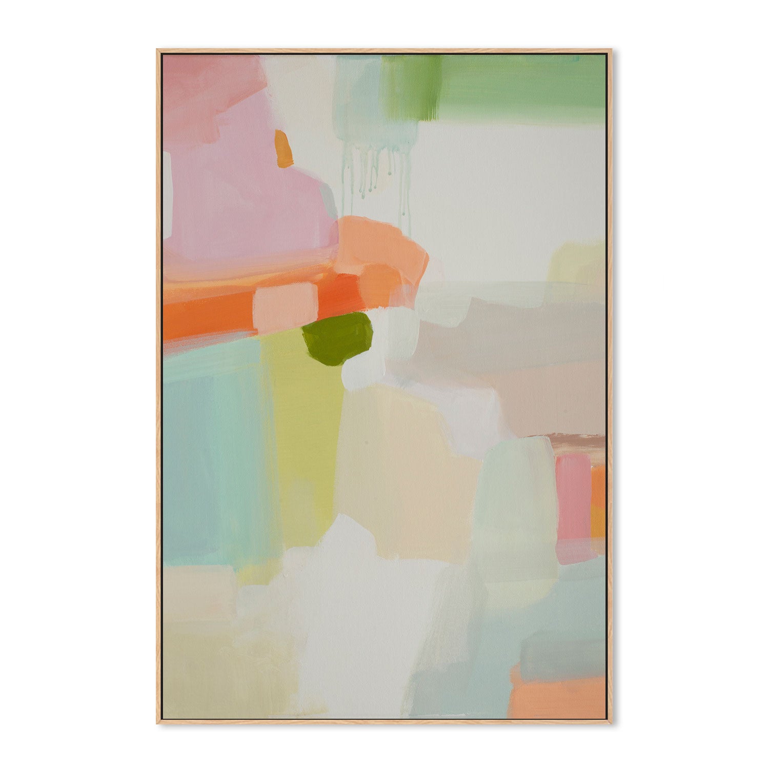 wall-art-print-canvas-poster-framed-Pastel Abstract, Style A , By Jenny Westenhofer Art-4