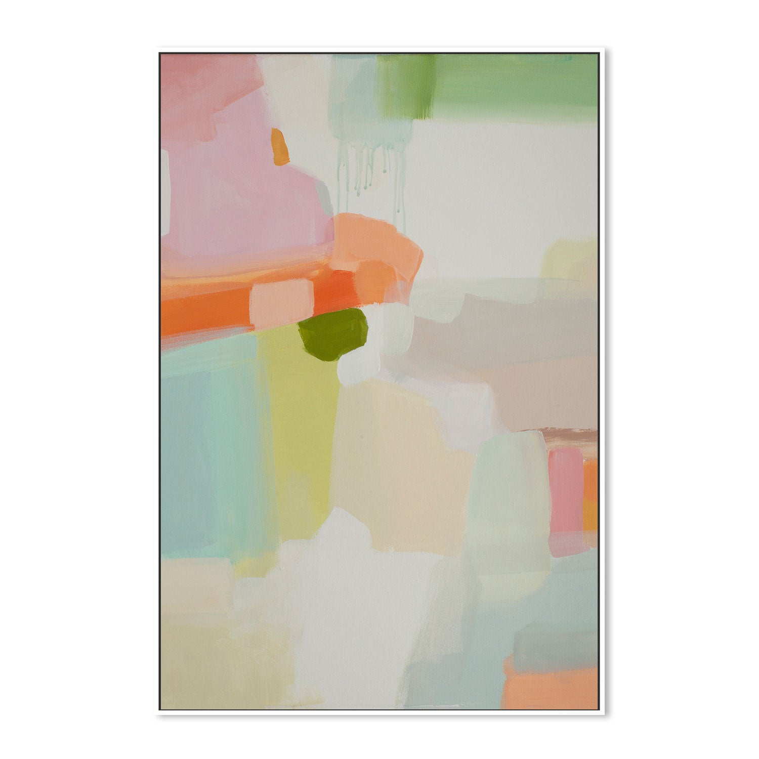 wall-art-print-canvas-poster-framed-Pastel Abstract, Style A , By Jenny Westenhofer Art-5