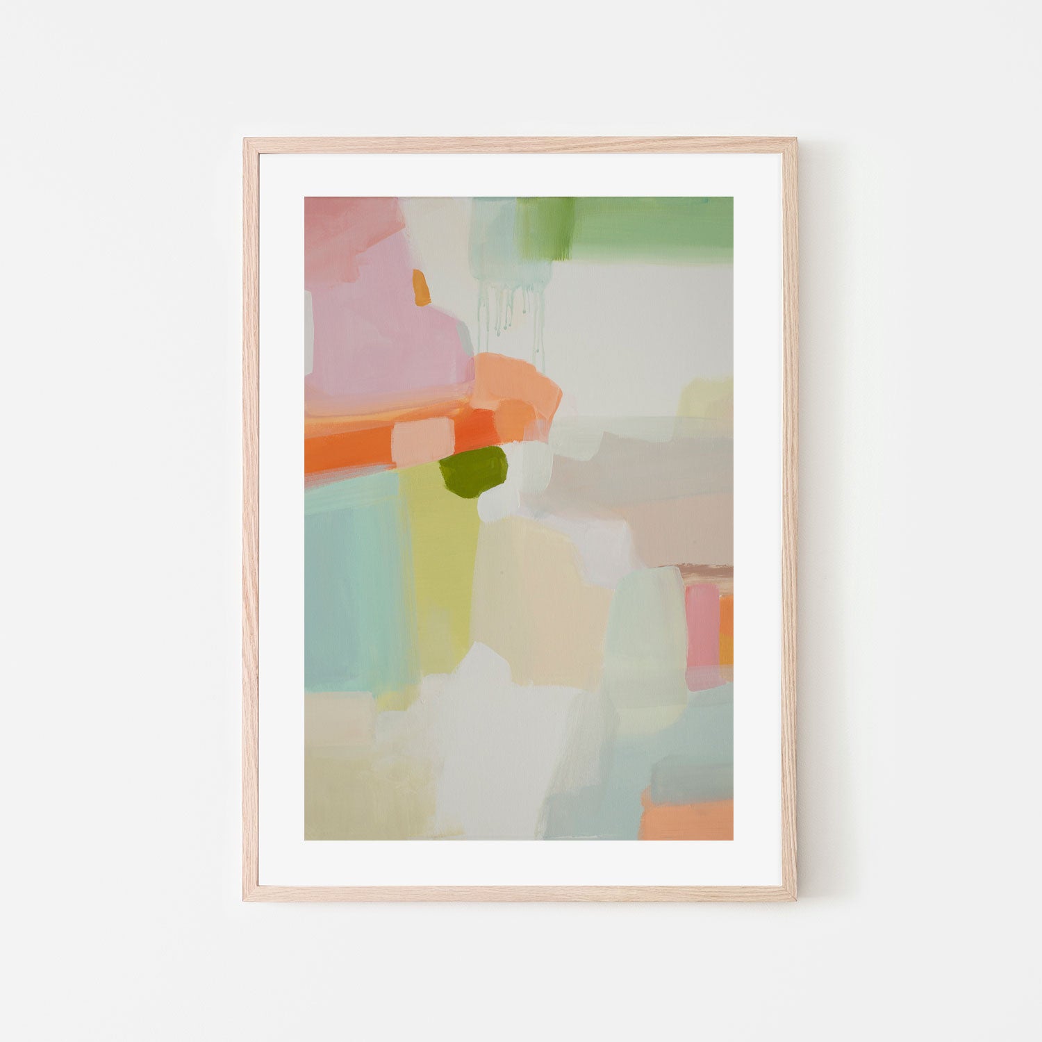 wall-art-print-canvas-poster-framed-Pastel Abstract, Style A , By Jenny Westenhofer Art-6