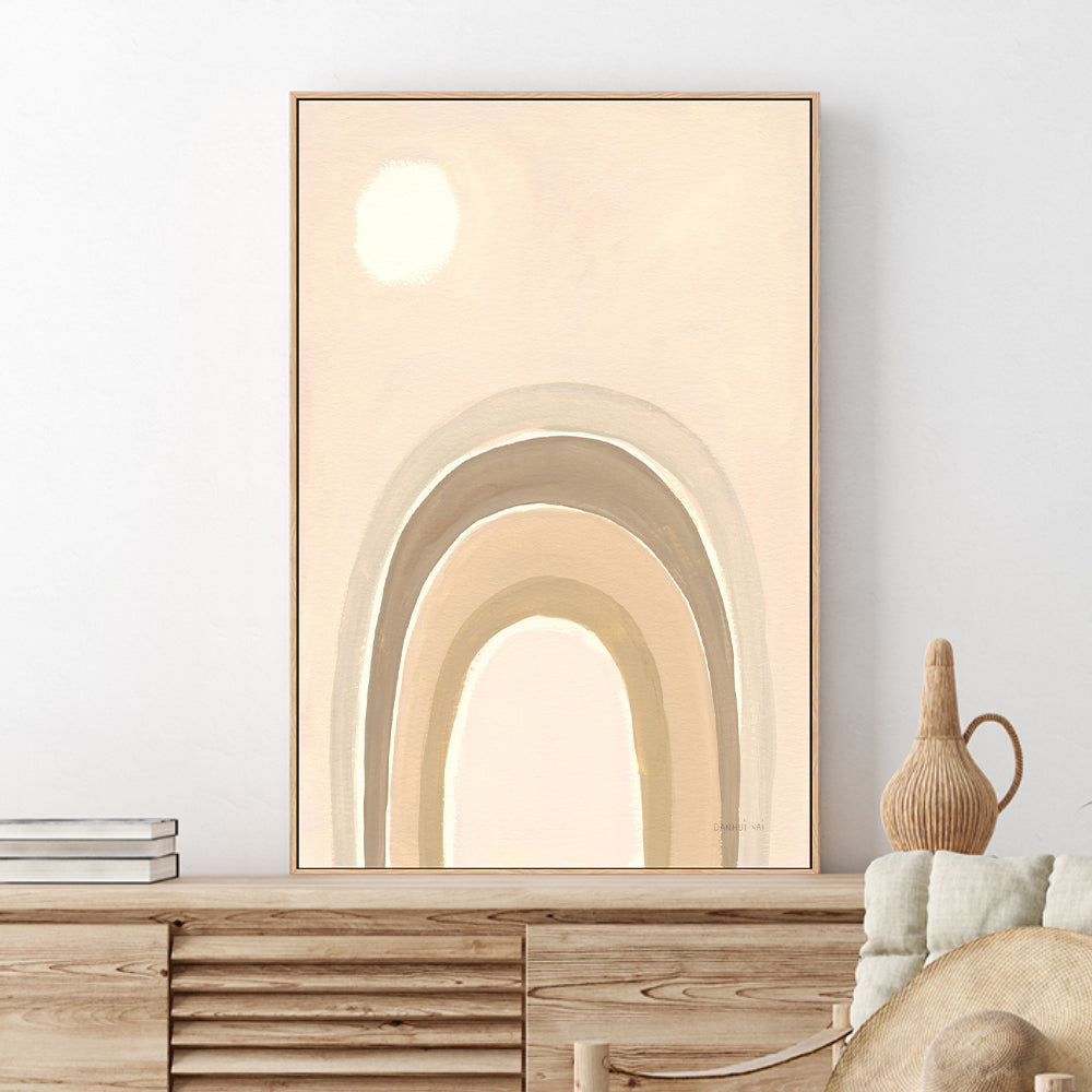 wall-art-print-canvas-poster-framed-Pastel Arch, Style A , By Danhui Nai-2