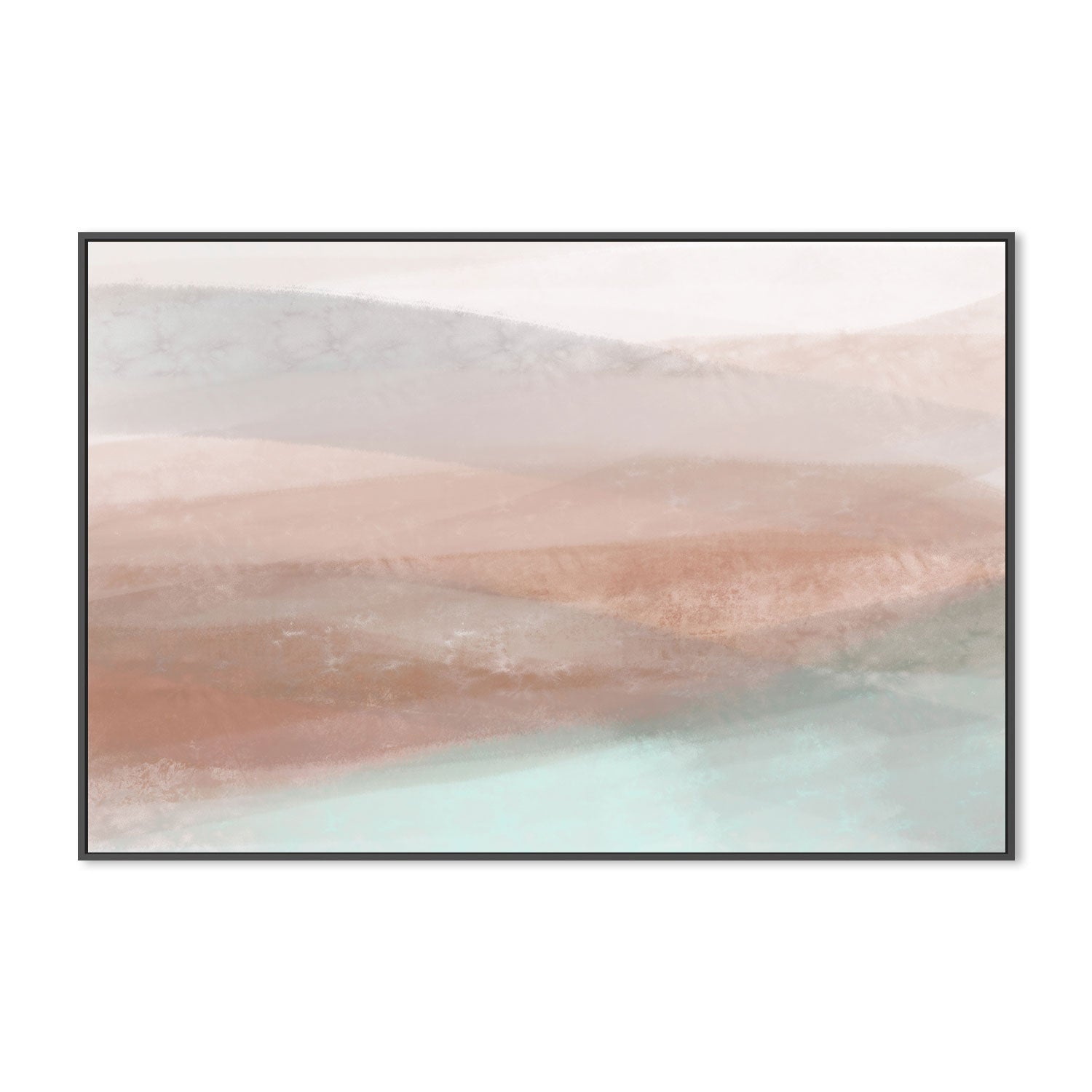 wall-art-print-canvas-poster-framed-Pastel Coloured Lines-GIOIA-WALL-ART