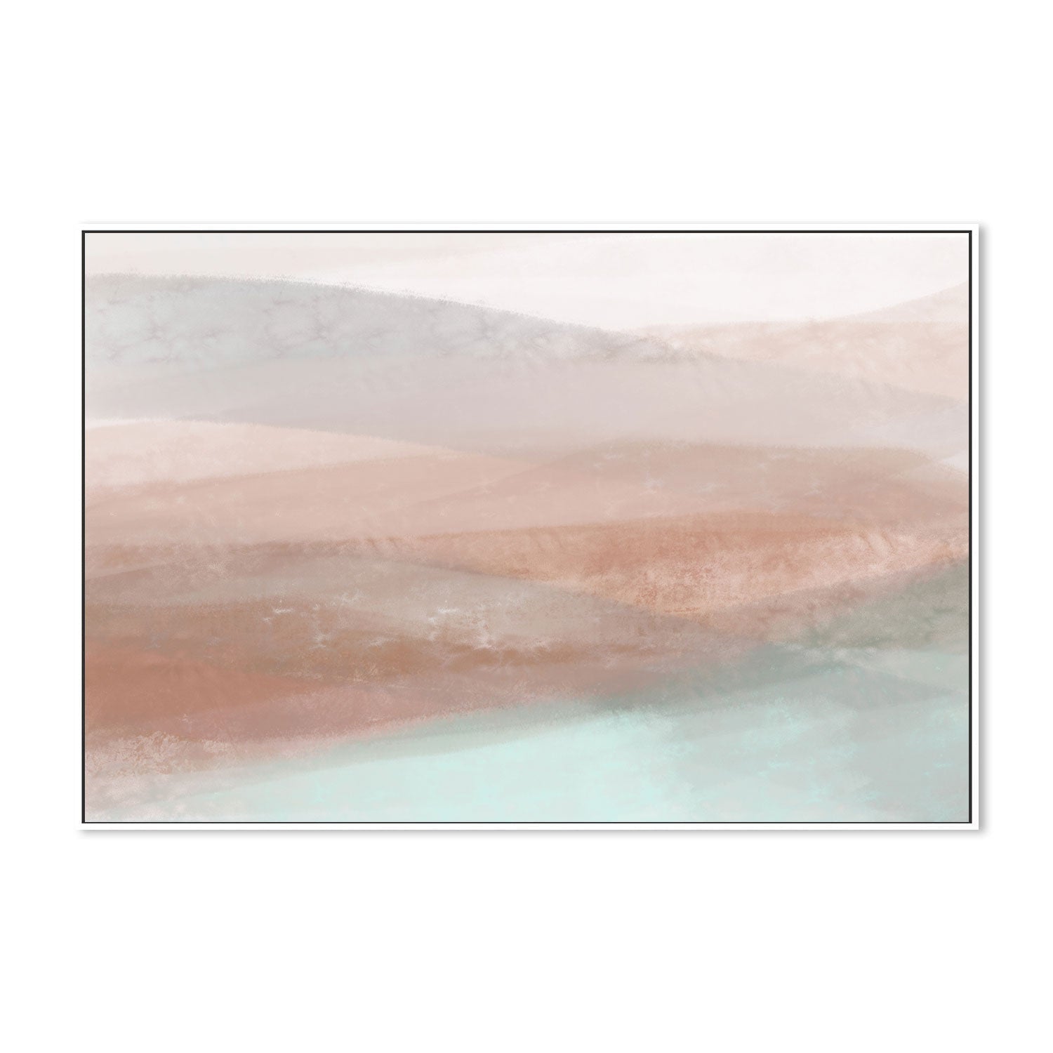 wall-art-print-canvas-poster-framed-Pastel Coloured Lines-GIOIA-WALL-ART