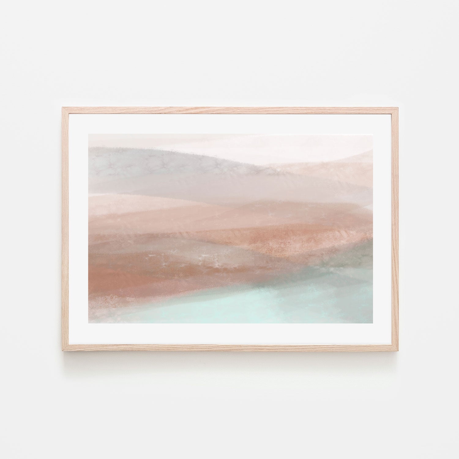 wall-art-print-canvas-poster-framed-Pastel Coloured Lines-GIOIA-WALL-ART