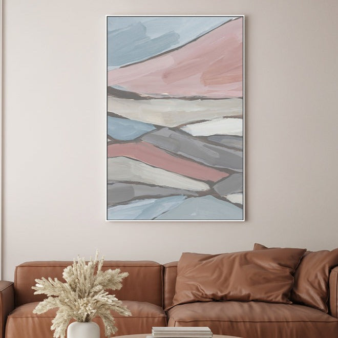 wall-art-print-canvas-poster-framed-Pastel Fragments, Style A , By Emily Wood-2