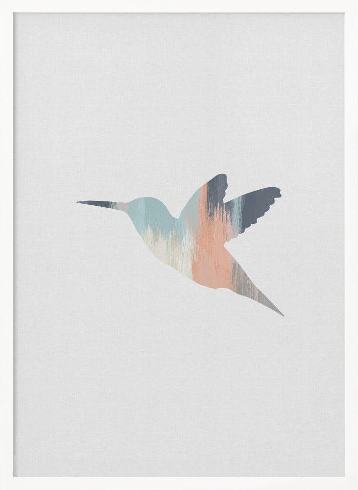 wall-art-print-canvas-poster-framed-Pastel Hummingbird , By Orara Studio-5