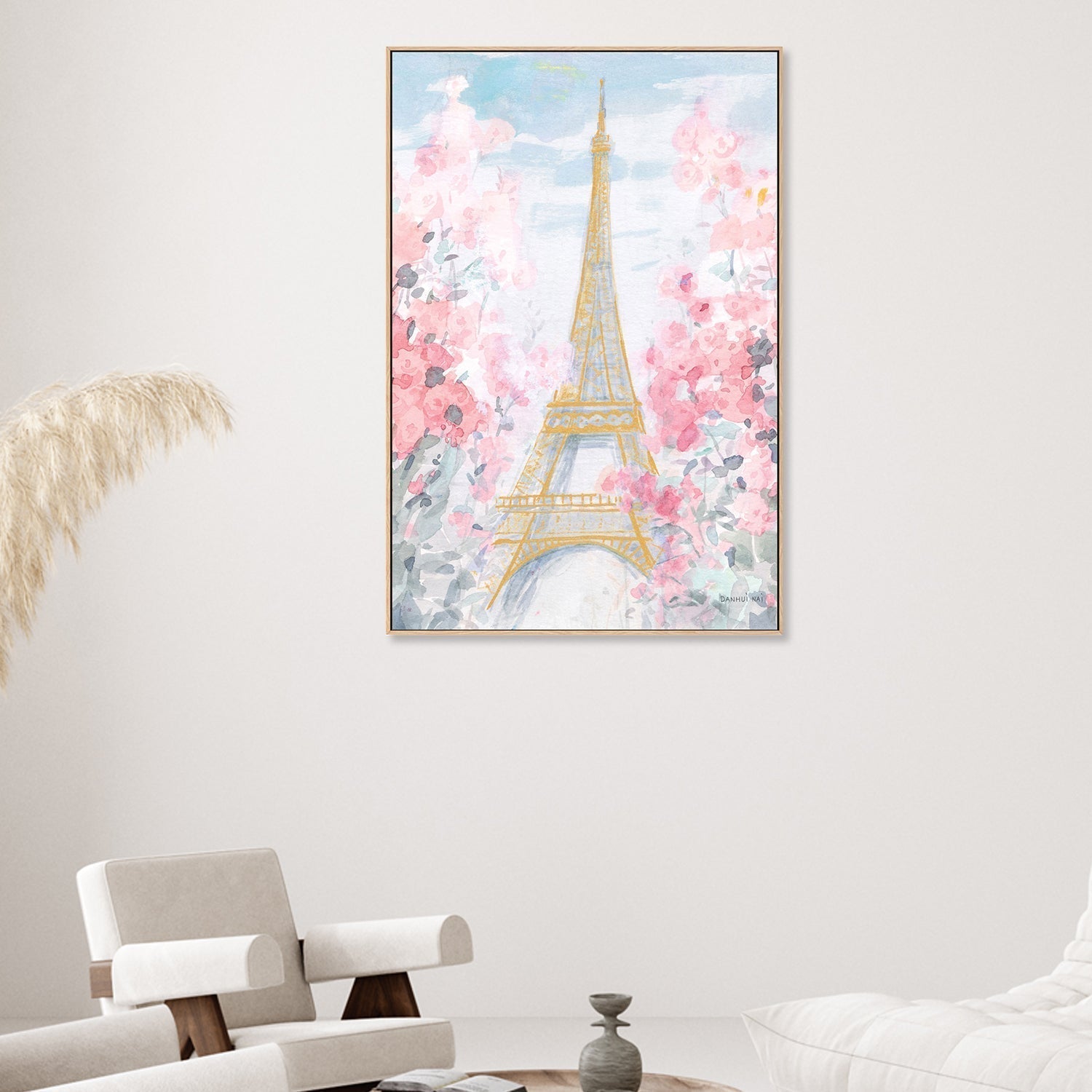 wall-art-print-canvas-poster-framed-Pastel Paris, Style D-by-Danhui Nai-Gioia Wall Art