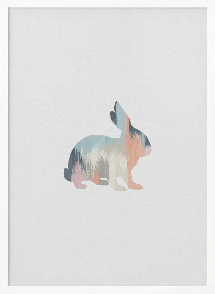 wall-art-print-canvas-poster-framed-Pastel Rabbit , By Orara Studio-5