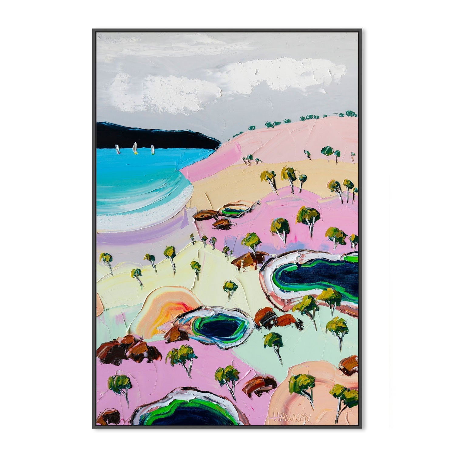 wall-art-print-canvas-poster-framed-Pastel Summer , By Angela Hawkey-3