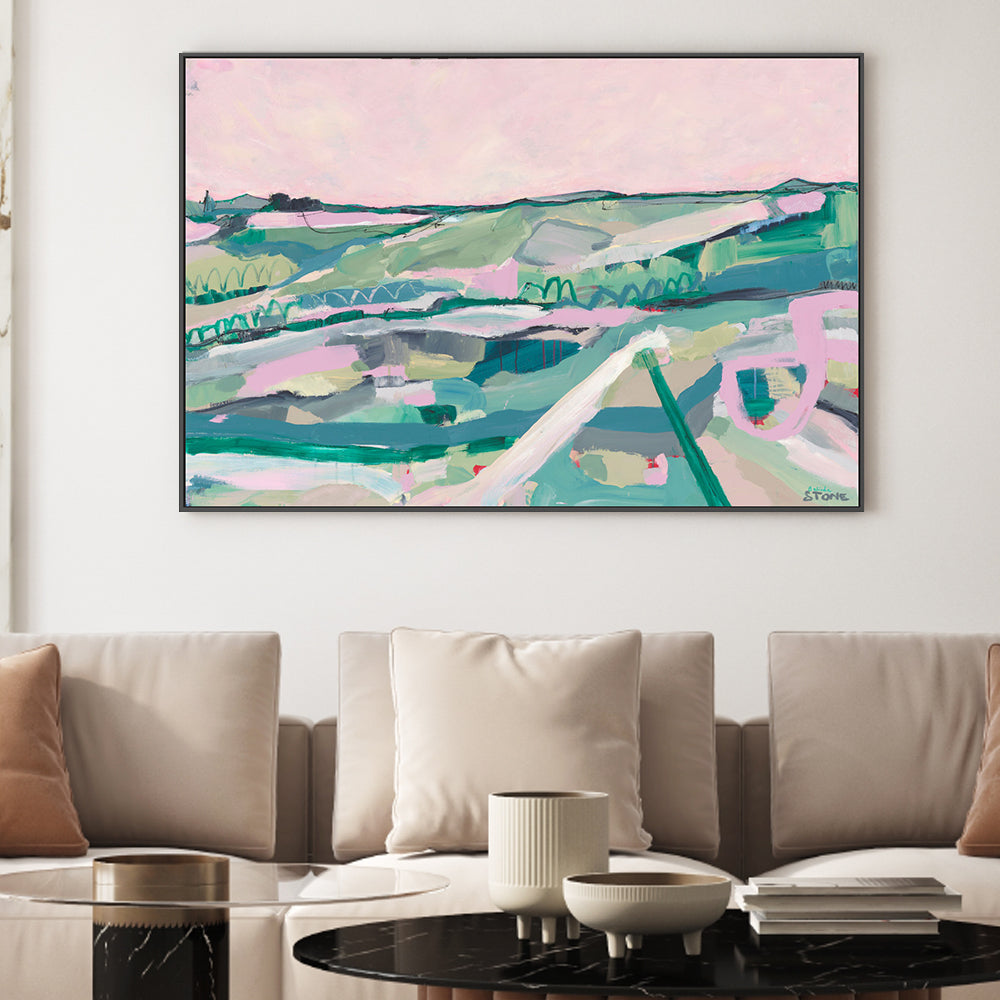 wall-art-print-canvas-poster-framed-Pastel Symphony , By Belinda Stone-GIOIA-WALL-ART