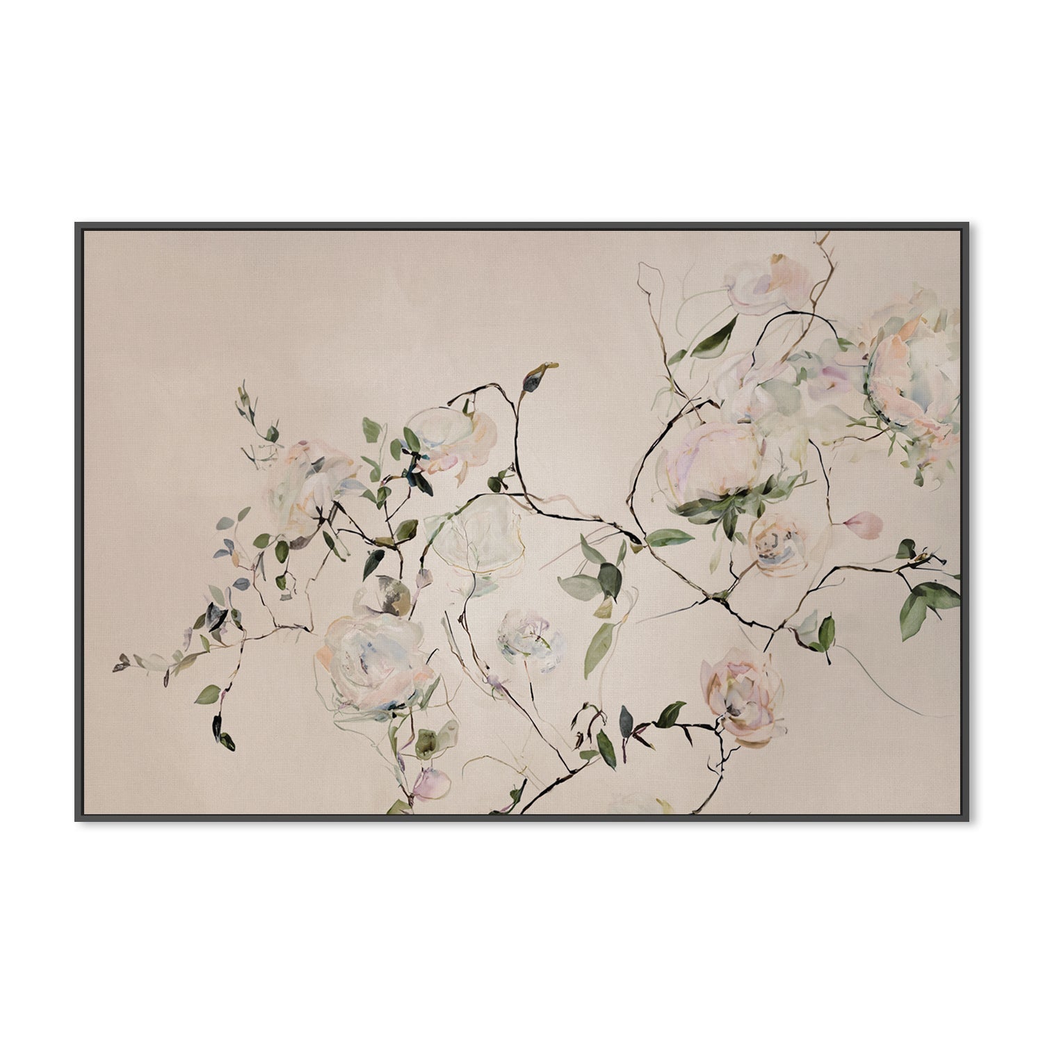 wall-art-print-canvas-poster-framed-Pastel Vine , By Dear Musketeer Studio-3