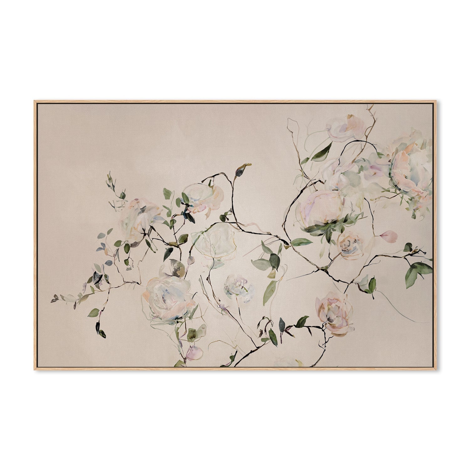 wall-art-print-canvas-poster-framed-Pastel Vine , By Dear Musketeer Studio-4