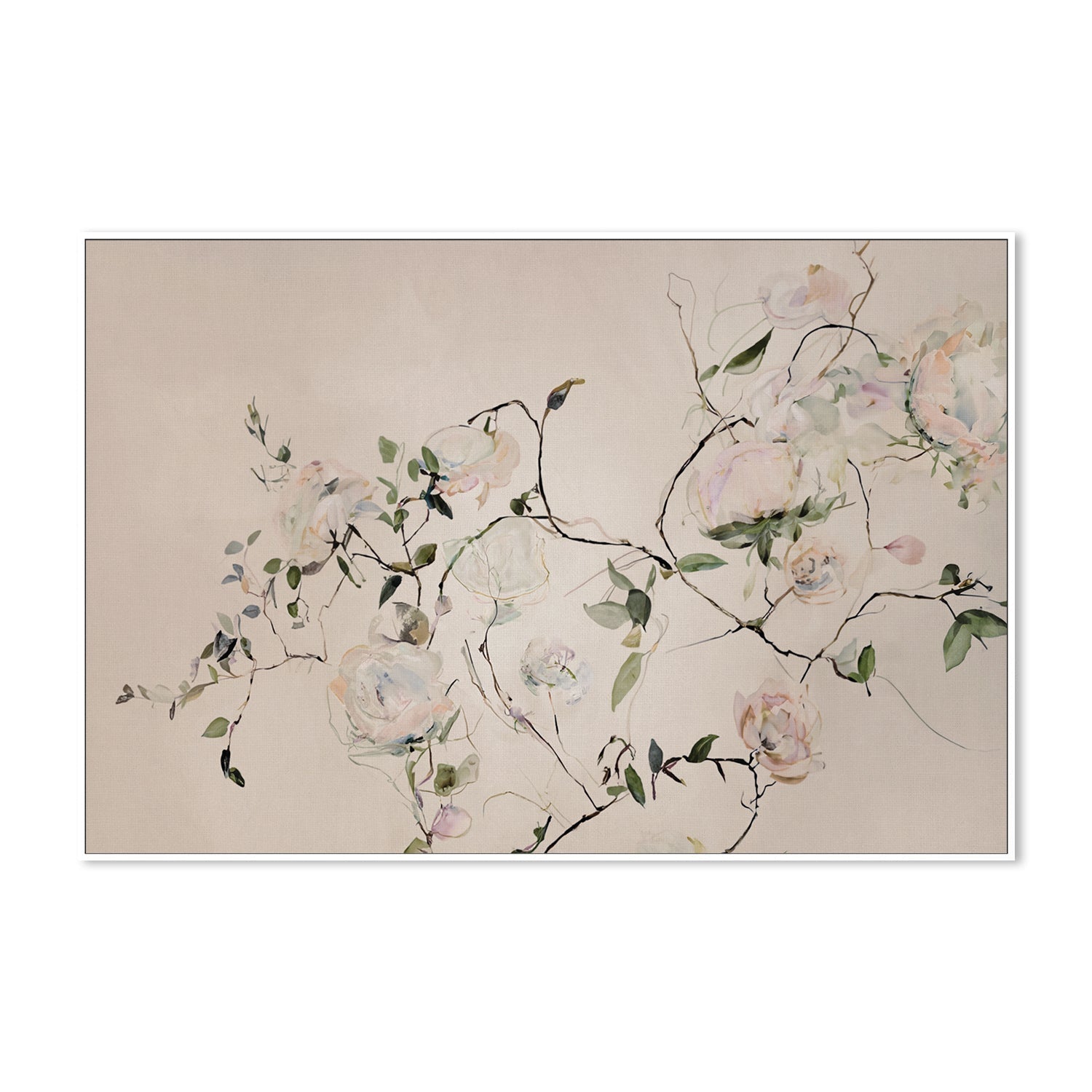 wall-art-print-canvas-poster-framed-Pastel Vine , By Dear Musketeer Studio-5