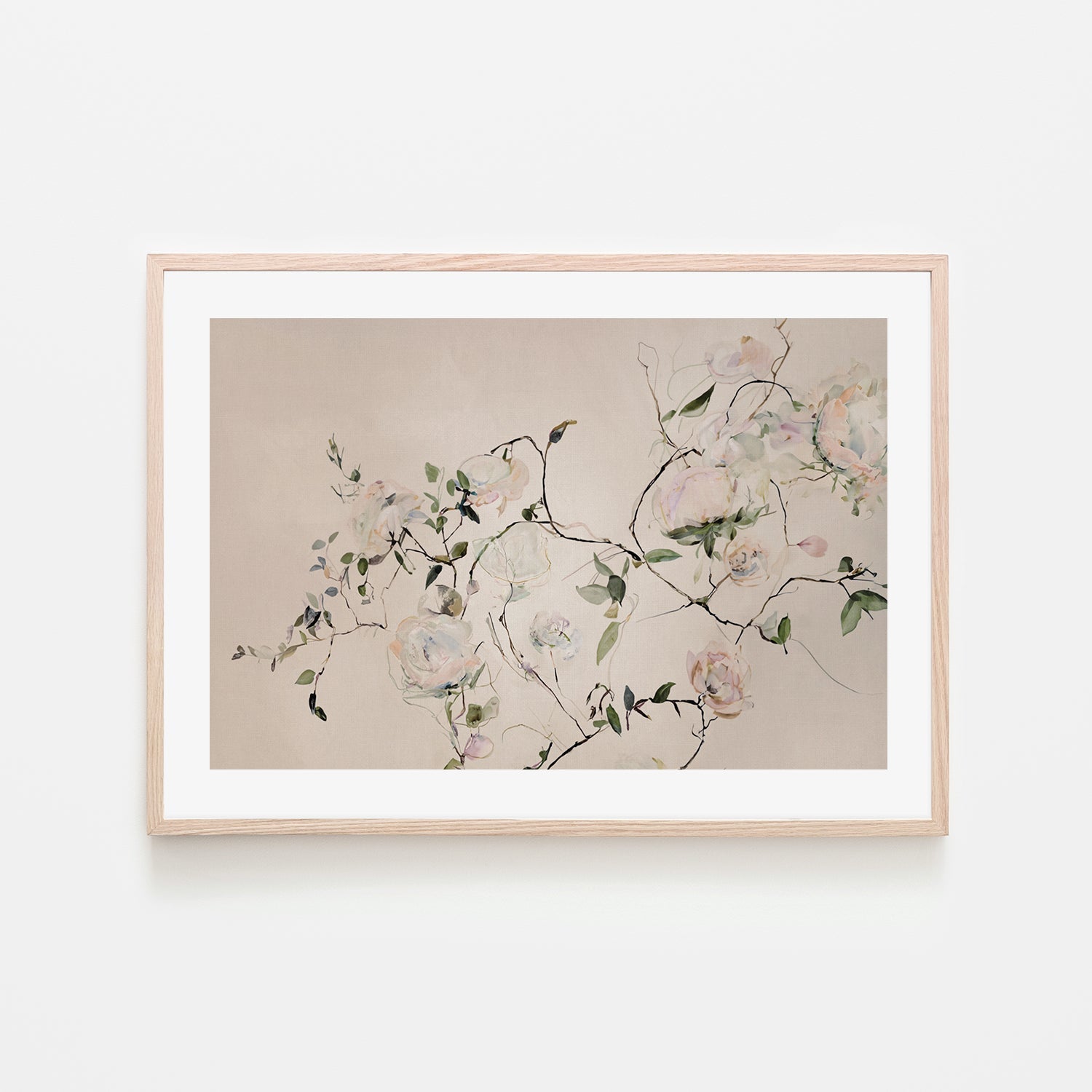 wall-art-print-canvas-poster-framed-Pastel Vine , By Dear Musketeer Studio-6