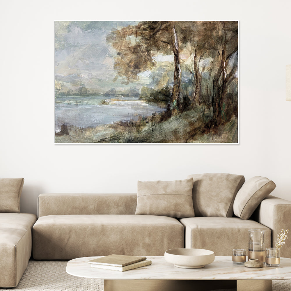 wall-art-print-canvas-poster-framed-Peaceful Lake , By Danhui Nai-2