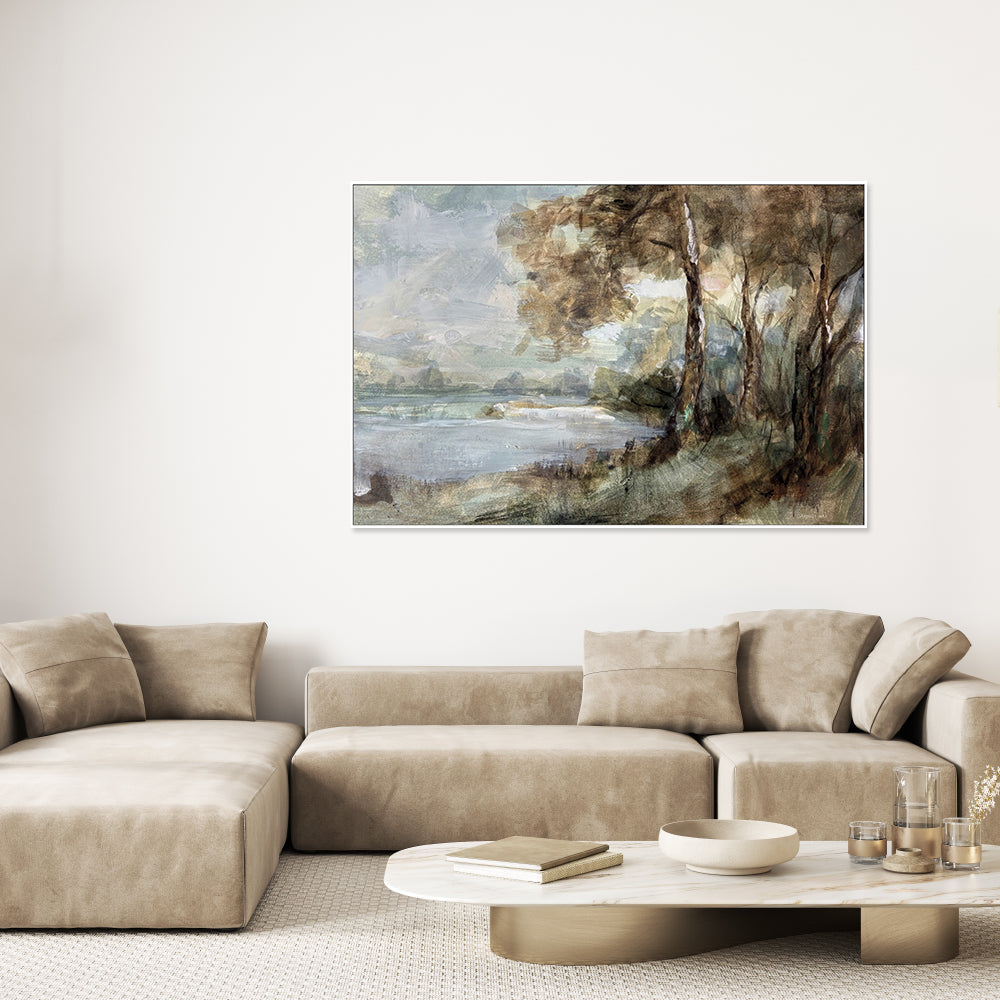 wall-art-print-canvas-poster-framed-Peaceful Lake , By Danhui Nai-7