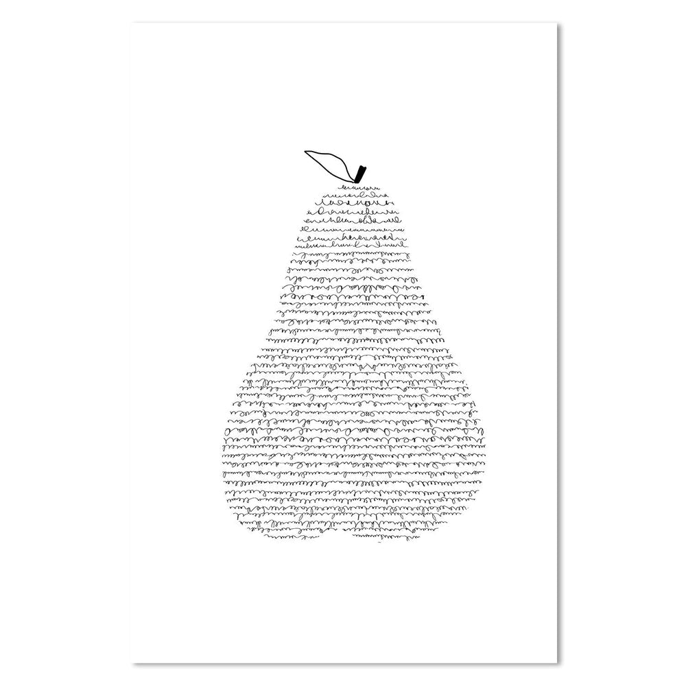 wall-art-print-canvas-poster-framed-Pear-by-Danushka Abeygoda-Gioia Wall Art