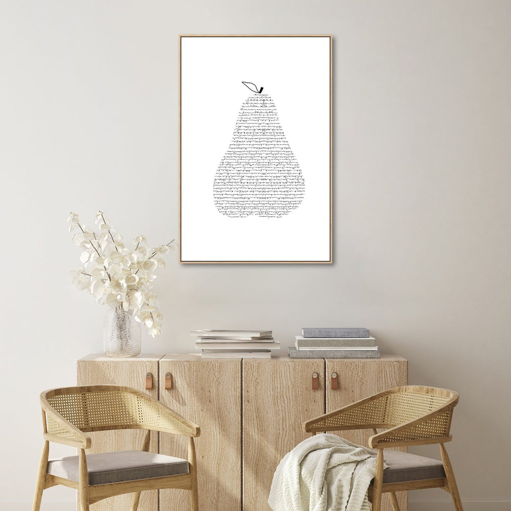 wall-art-print-canvas-poster-framed-Pear-by-Danushka Abeygoda-Gioia Wall Art