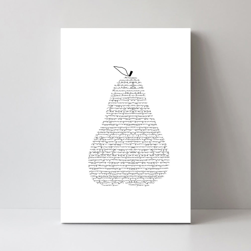 wall-art-print-canvas-poster-framed-Pear-by-Danushka Abeygoda-Gioia Wall Art