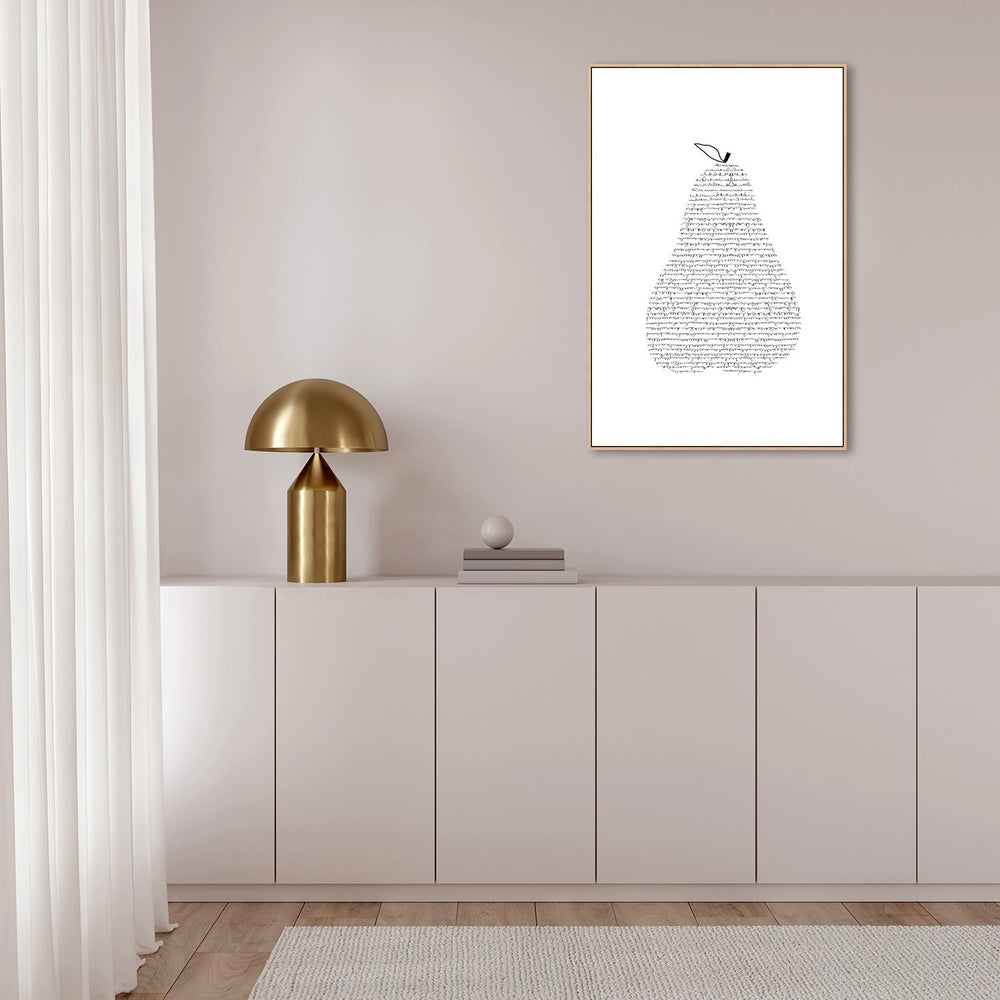 wall-art-print-canvas-poster-framed-Pear-by-Danushka Abeygoda-Gioia Wall Art