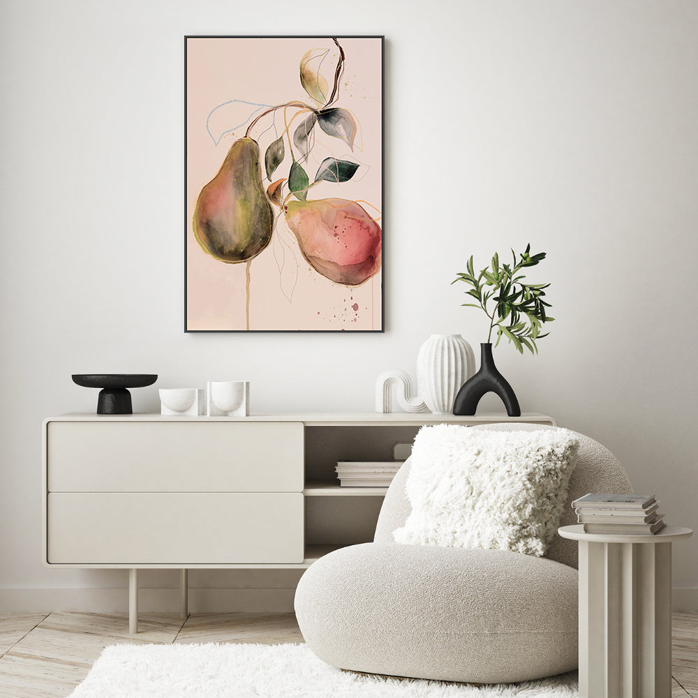 wall-art-print-canvas-poster-framed-Pear , By Leigh Viner-GIOIA-WALL-ART