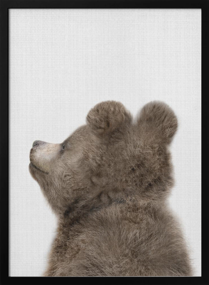 wall-art-print-canvas-poster-framed-Peekaboo Baby Bear Back , By Lola Peacock-2