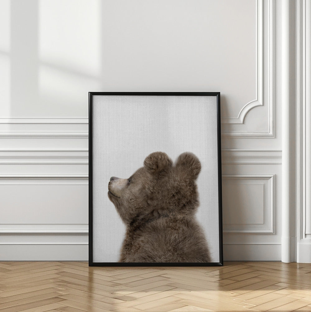 wall-art-print-canvas-poster-framed-Peekaboo Baby Bear Back , By Lola Peacock-3