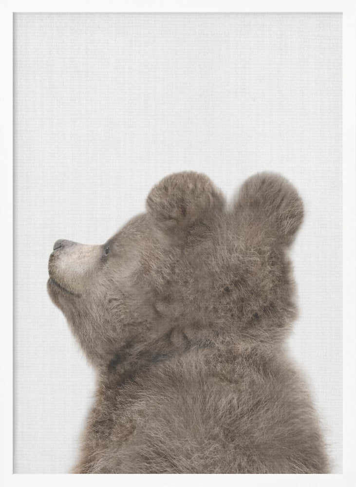 wall-art-print-canvas-poster-framed-Peekaboo Baby Bear Back , By Lola Peacock-5