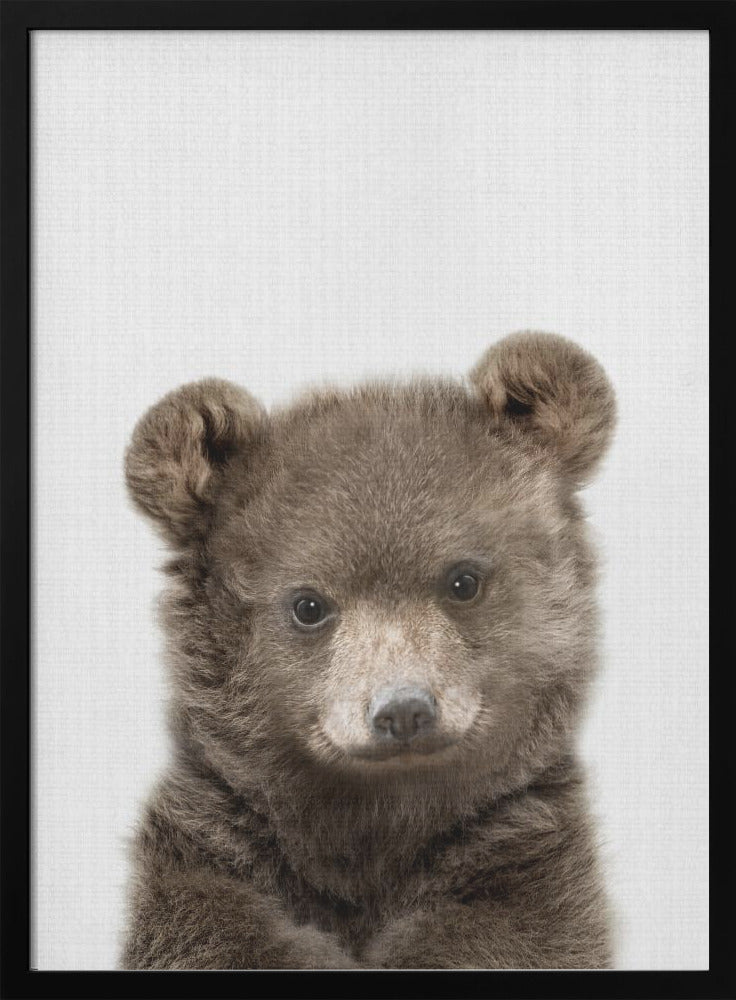 wall-art-print-canvas-poster-framed-Peekaboo Baby Bear , By Lola Peacock-3