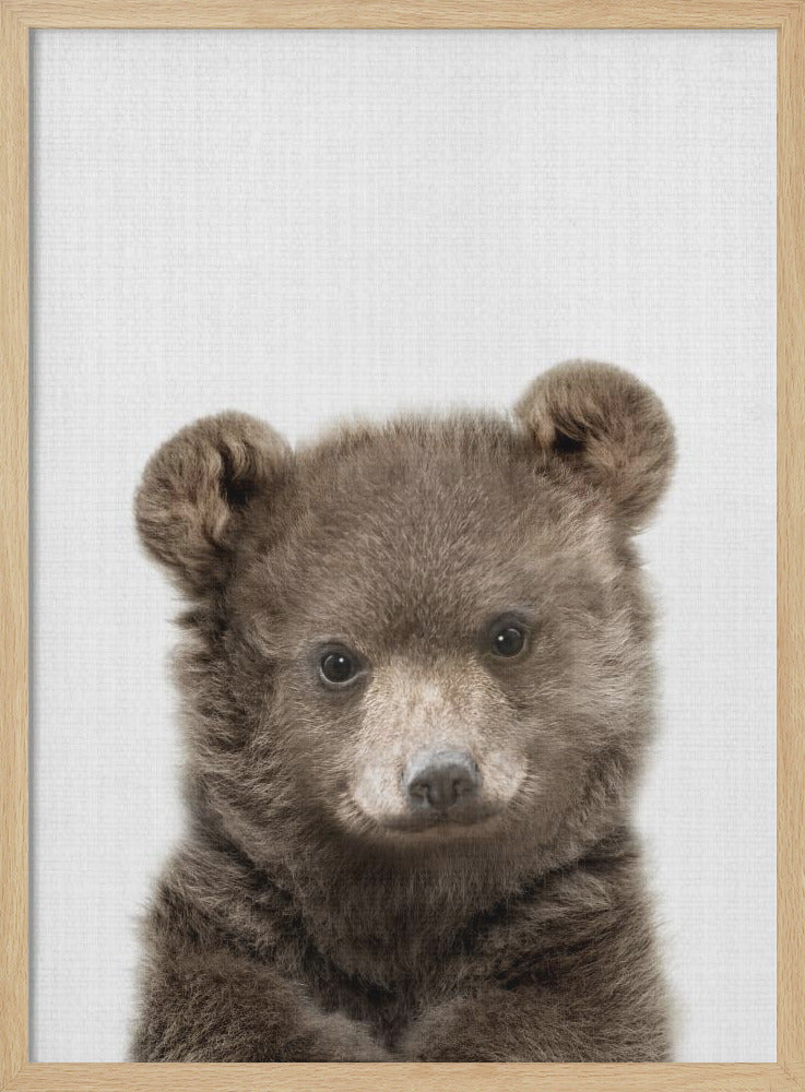 wall-art-print-canvas-poster-framed-Peekaboo Baby Bear , By Lola Peacock-4