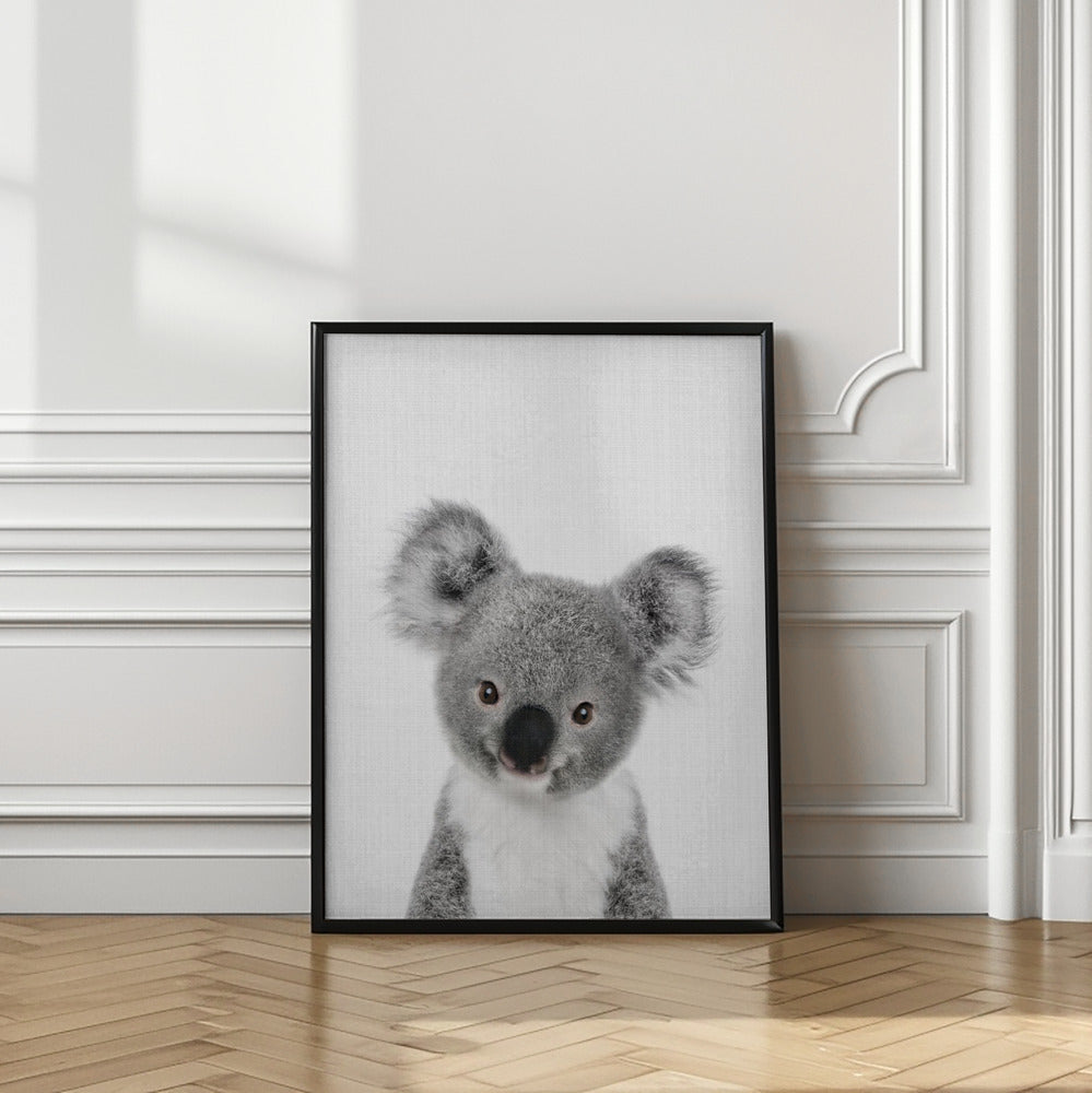 wall-art-print-canvas-poster-framed-Peekaboo Baby Koala , By Lola Peacock-2