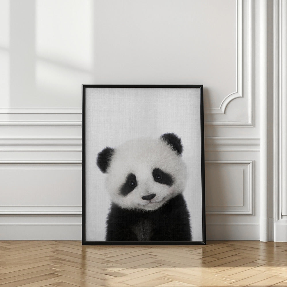 wall-art-print-canvas-poster-framed-Peekaboo Baby Panda , By Lola Peacock-2