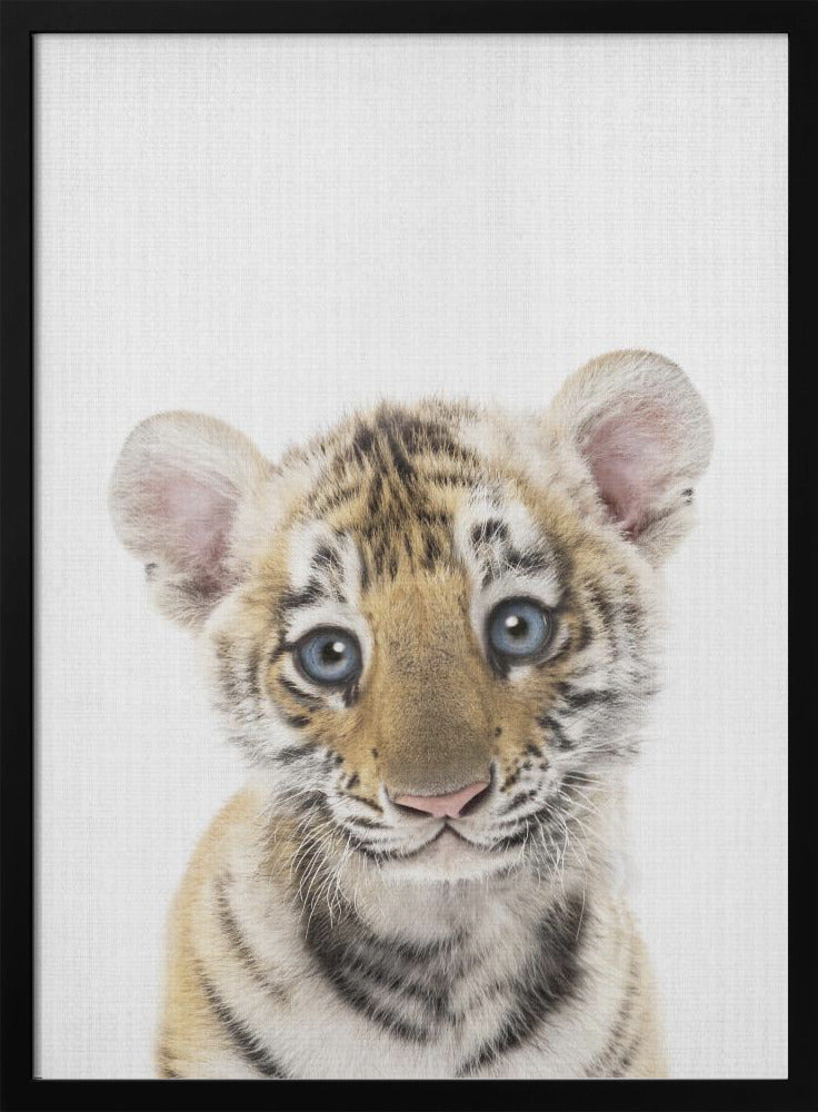 wall-art-print-canvas-poster-framed-Peekaboo Baby Tiger , By Lola Peacock-3