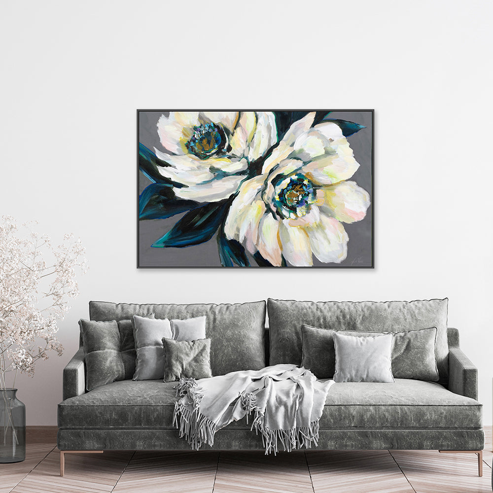 wall-art-print-canvas-poster-framed-Peonies-by-Jeanette Vertentes-Gioia Wall Art