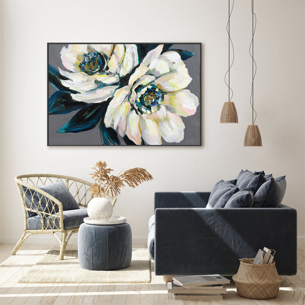 wall-art-print-canvas-poster-framed-Peonies-by-Jeanette Vertentes-Gioia Wall Art